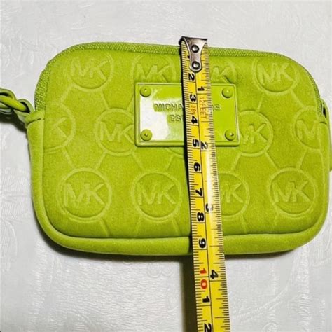 michael kors lime green wallet
